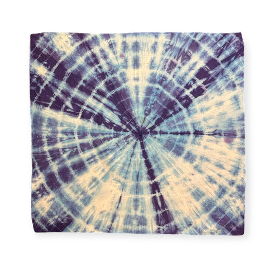 Tie-Dye Bandana Blue Bullseye