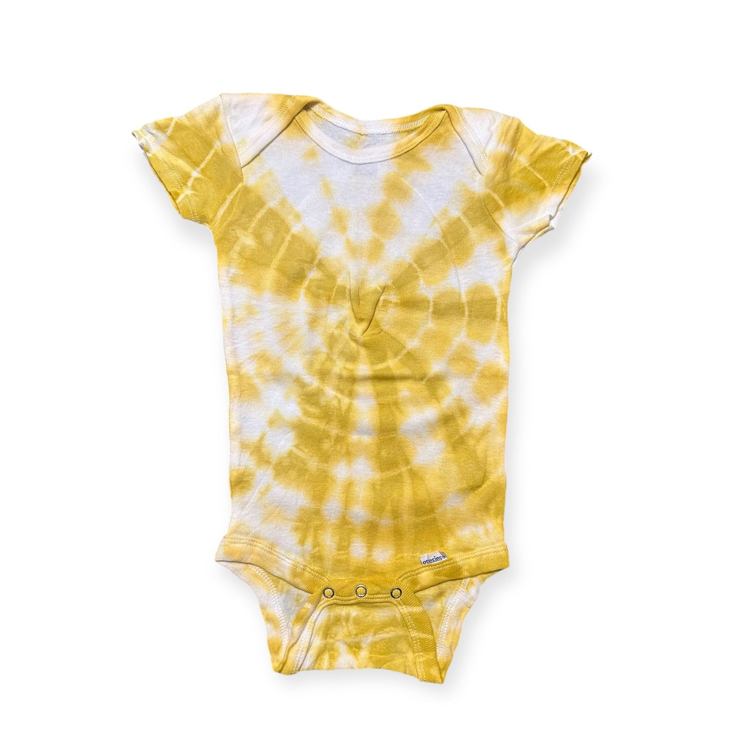 Tie-Dye Baby Onesie Antique Gold