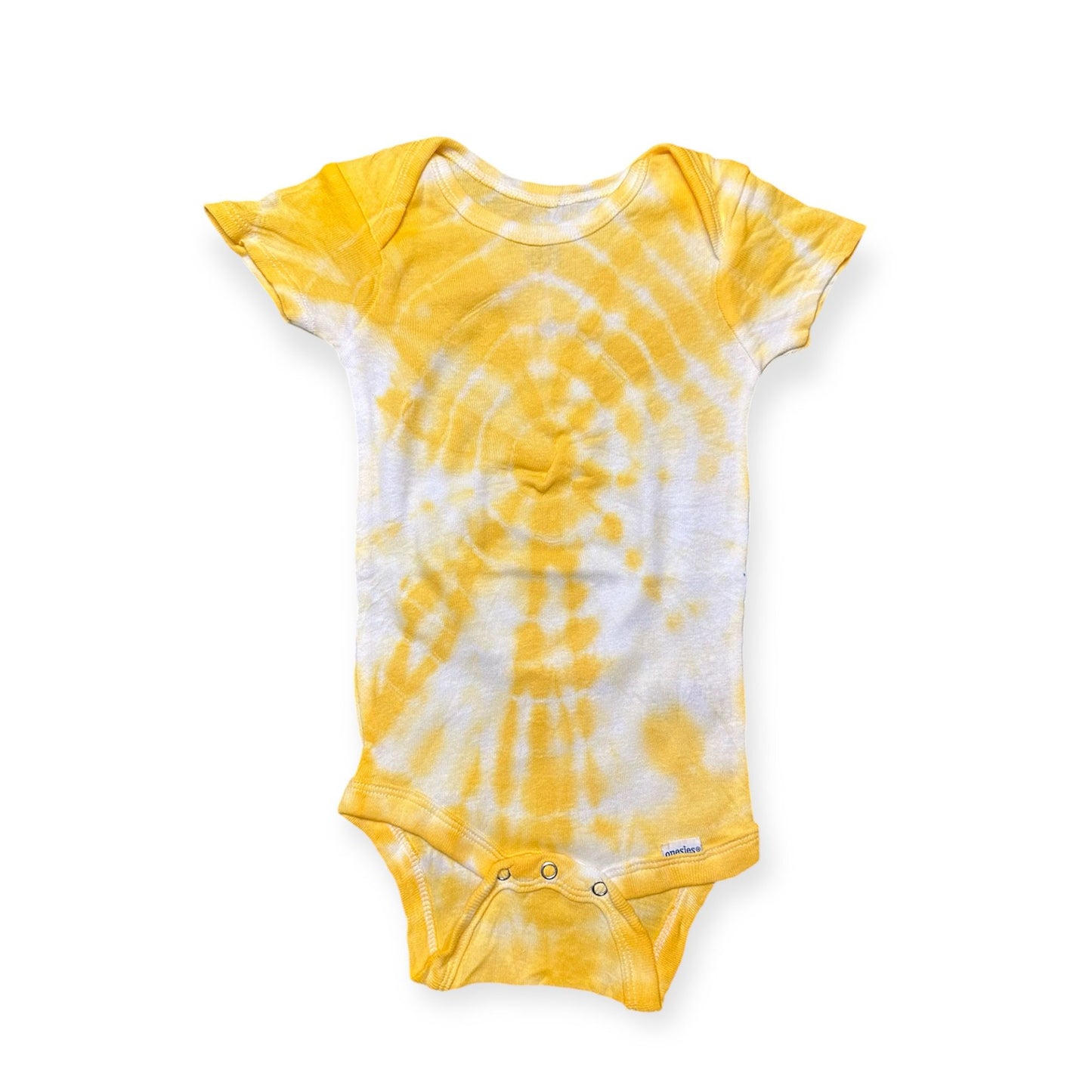 Tie-Dye Baby Onesie Golden Yellow