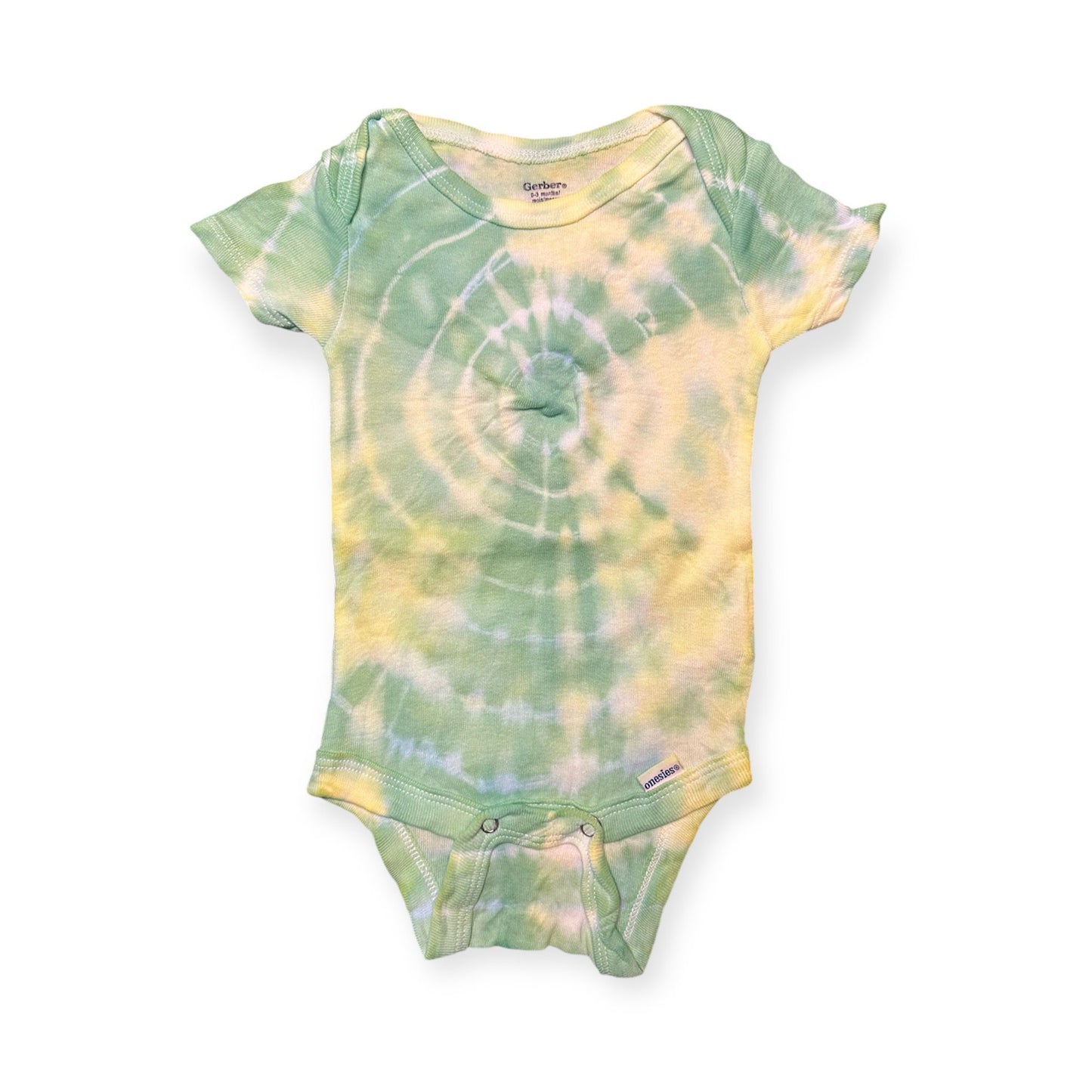 Tie-Dye Baby Onesie Emerald Green