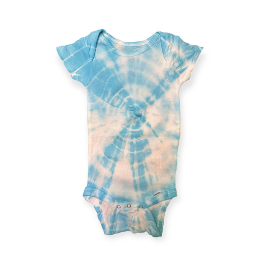 Tie-Dye Baby Onesie Turquoise