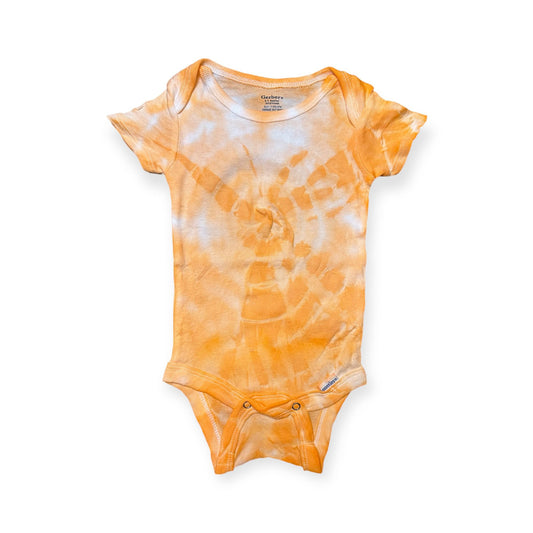 Tie-Dye Baby Onesie Vibrant Orange