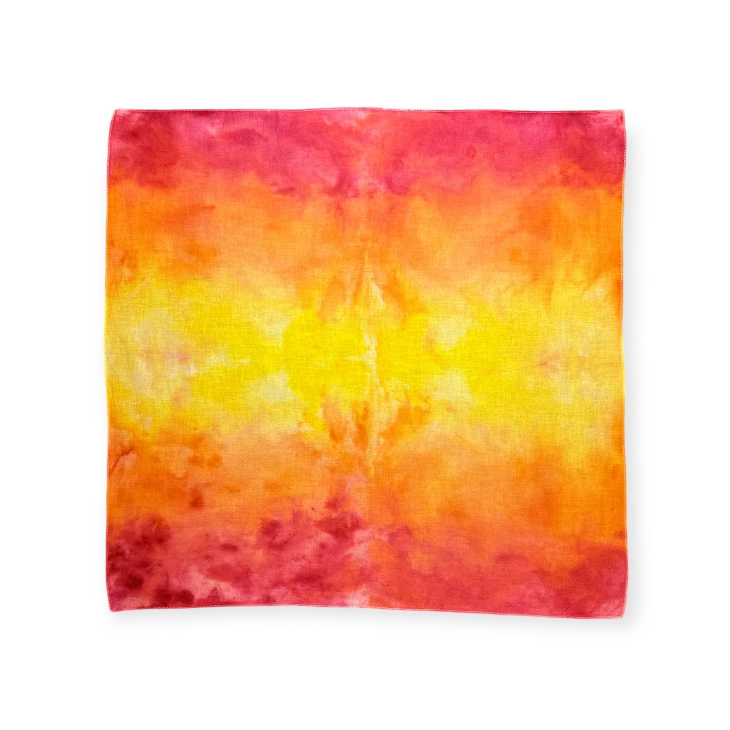 Tie-Dye Bandana Red Oinch & Yellow