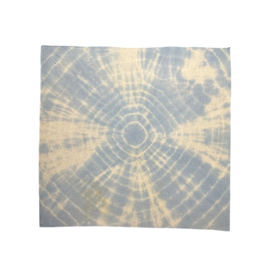 Tie-Dye Bandana Medium Blue Bulls-eye