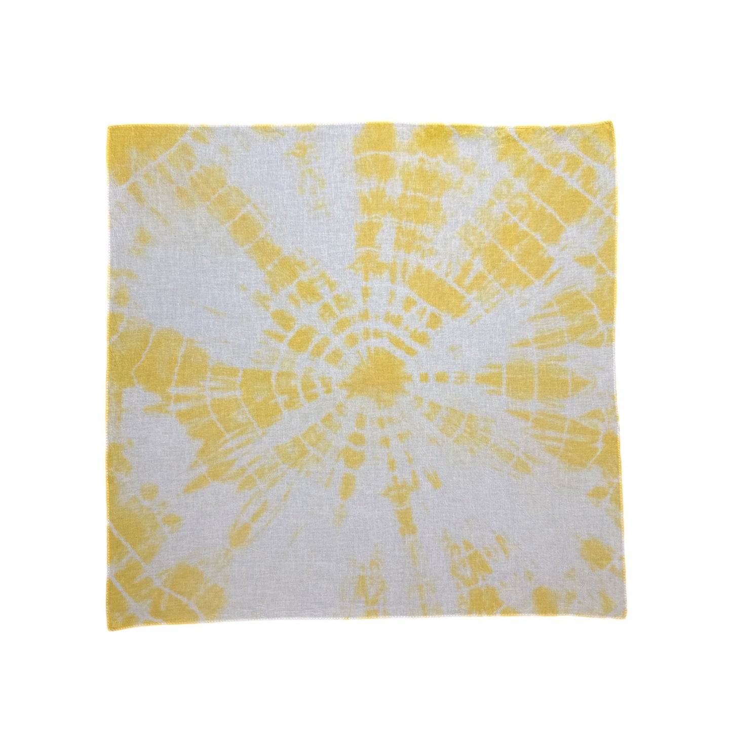 Tie-Dye Bandana Golden Yellow Bulls-eye