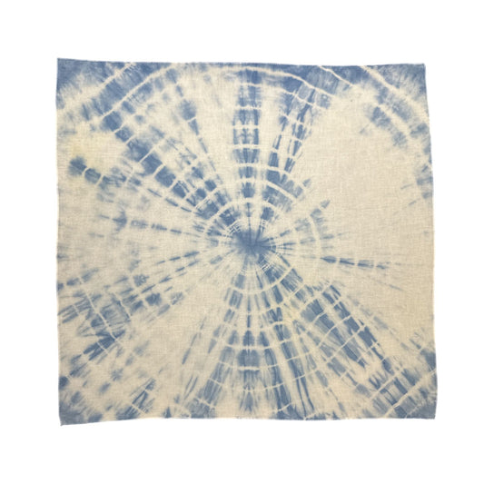 Tie-Dye Bandana Cobalt Blue Bulls-eye