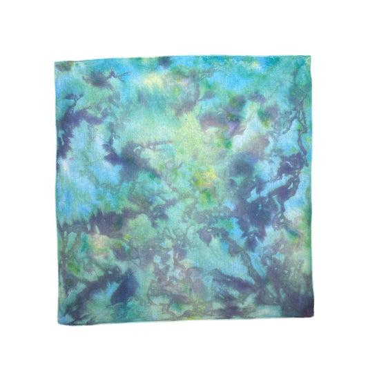 Tie-Dye Bandana Blue Green