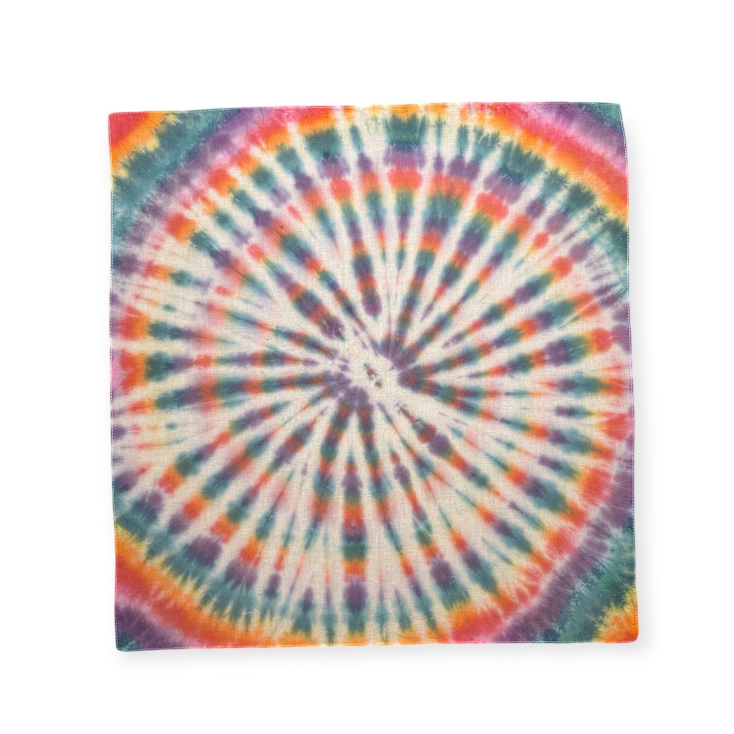 Tie-Dye Bandana Rainbow Spiral